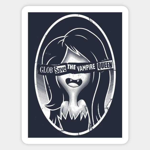 GLOB SAVE THE VAMPIRE QUEEN Sticker by blairjcampbell